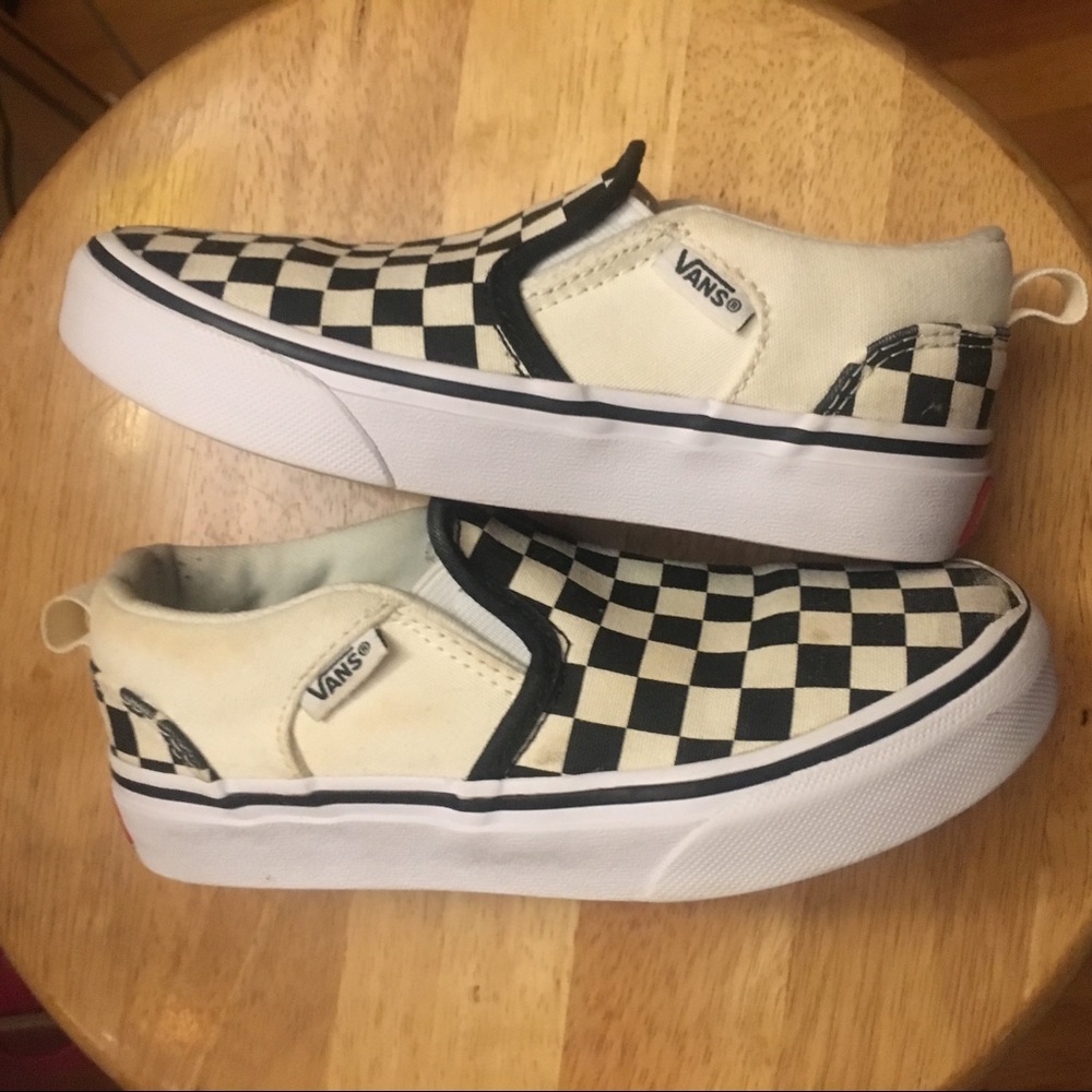 Vans Checkerboard Slip Ons